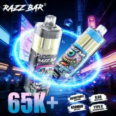 Razz Bar 65000 | Razz Bar 65K LED Display Vape | EU Warehous
