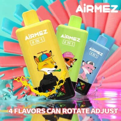Airmez Fox 4-in-1 120000 Uses | 4-Flavor Device | EU Stock
