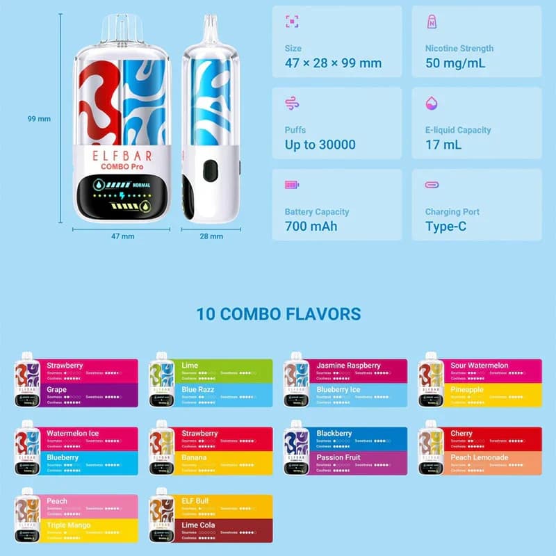 Elfbar Combo Pro 30000 Puffs – Vape