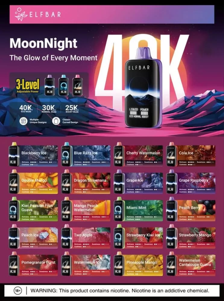 Elfbar MoonNight 40000 Puffs – Vape