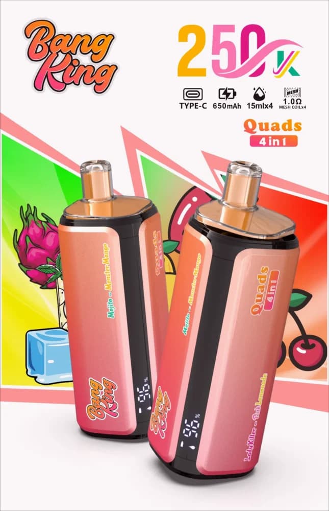 Bang king 250000 250k Puffs | Bang 250k 4 in 1 Flavors | New Vape