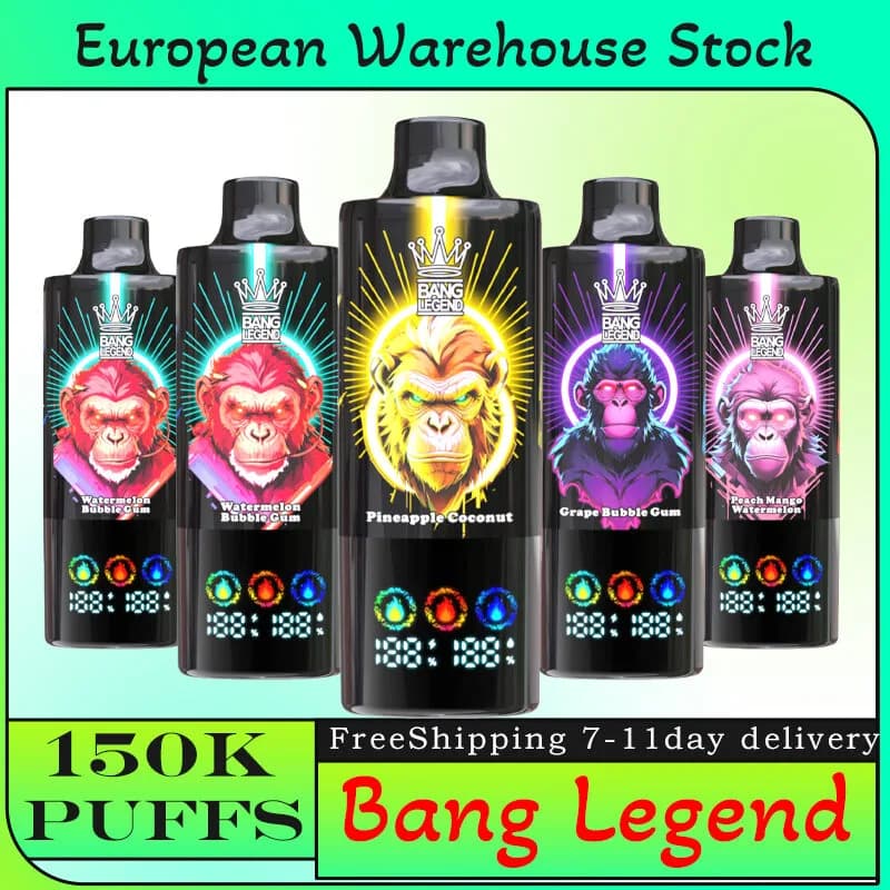 Use 150k Bang Legend 150000 Puffs Vape 6 in 1 Flavors EU Warehouse