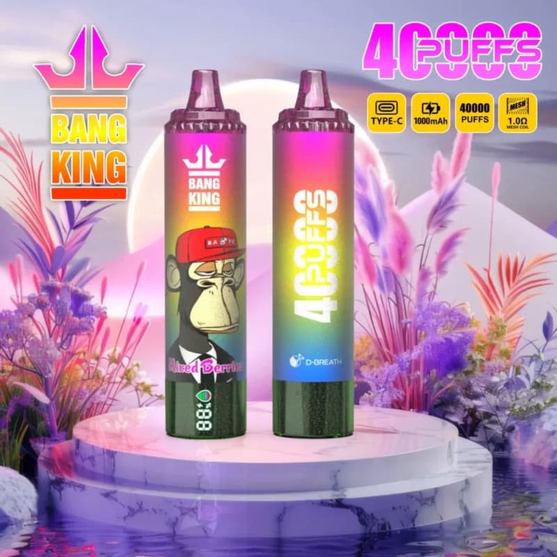 Use 40k BANG KING TORNADO 40000 Puffs Vape Pen
