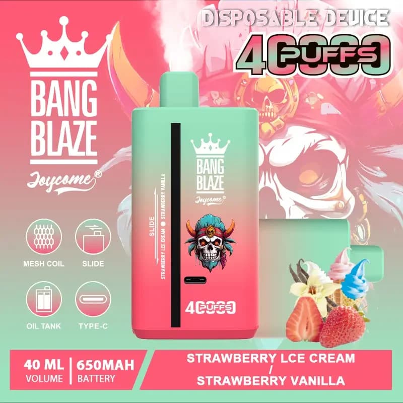Use 40k Bang Blaze 40000 Puffs Vape Dual Flavor