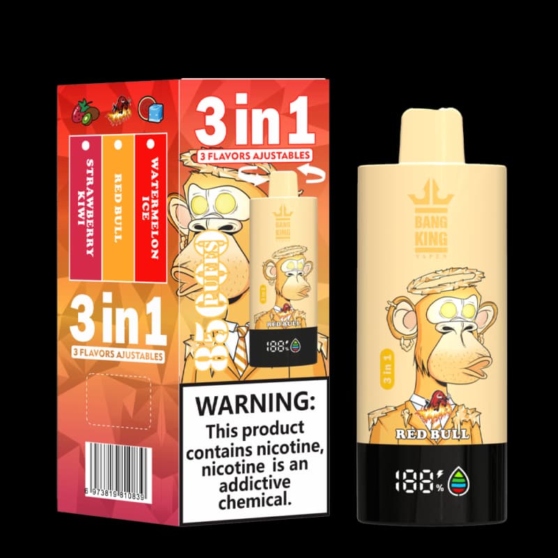 Use 85k Bang King 85000 Puffs Vape 3 in 1 Flavors