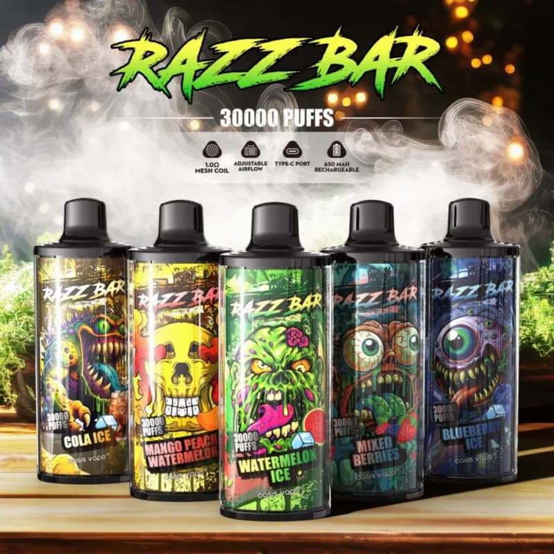 Razz Bar 30000 | Razz Bar 30k Vape Adjustable | EU Warehouse