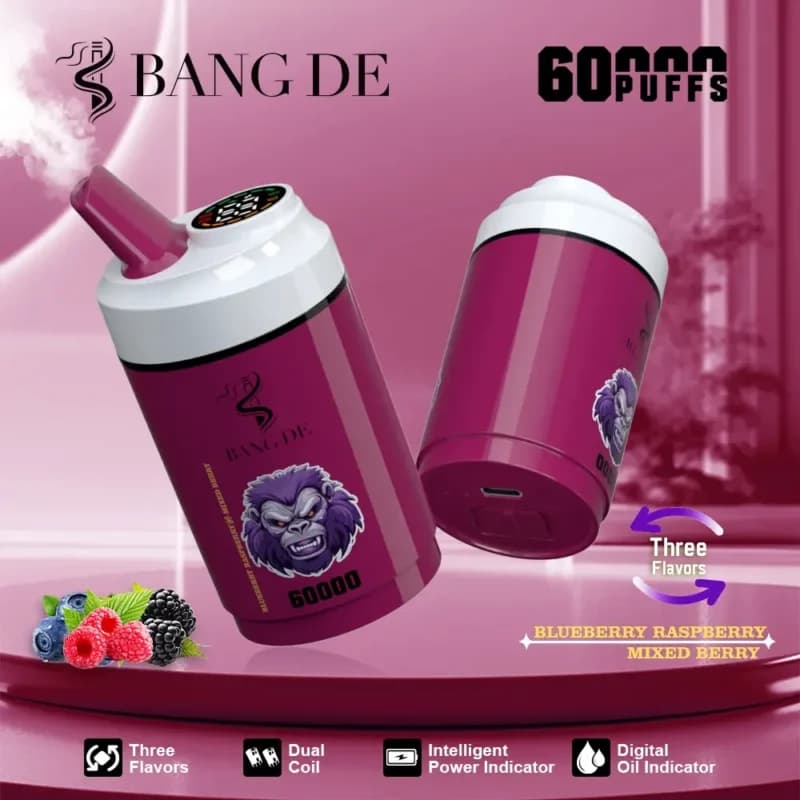 Vape 60k Bang DE 60000 Puffs Vape 3 IN 1 Flavors Mini