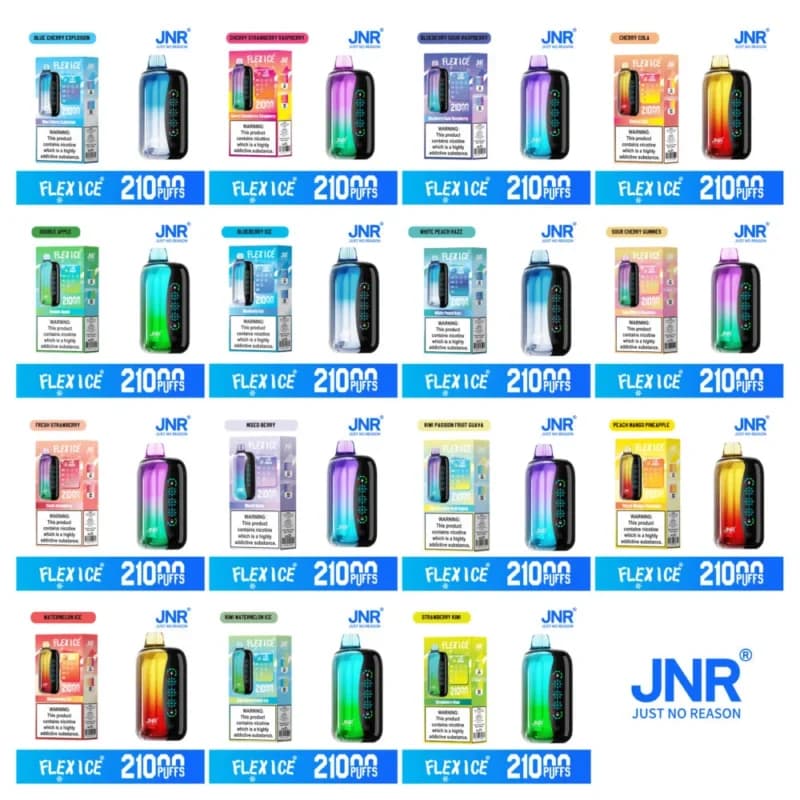 JNR FLEX ICE 21000 Puffs – Vape